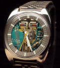 Stainless Accutron Spaceview Cushion 214 Repaired