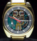 Gold Filled 214 Accutron Spaceview Cushion Case Repaired